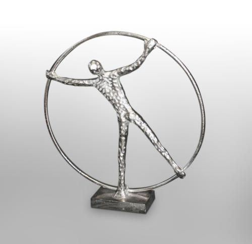 Skultpur "Figur im Ring"