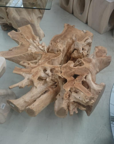 Wurzelholz-Couchtisch