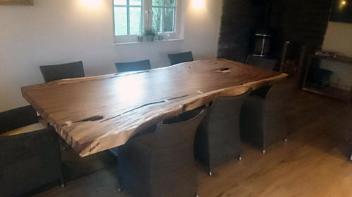 Baumscheiben - Esstisch 